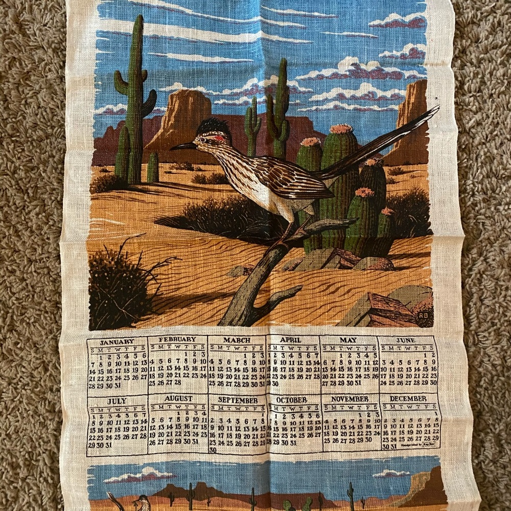 Linen Calendar - Picture 2 of 3